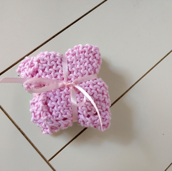 New Cotton Bath Essentials Washcloths Baby Face - Picture 2 of 6